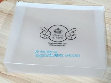 PET LD PE plastic pouch Slider zipper bag, Slider Zipper PVC Bag For Stationary, customized size and design PE plastic s