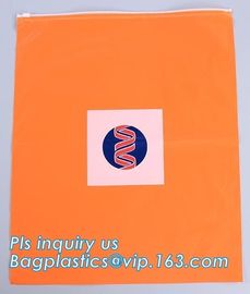slider bag for underwear packaging slider zipper vinyl bag for clothing, zipper closure pvc slider bag clear size A4 off