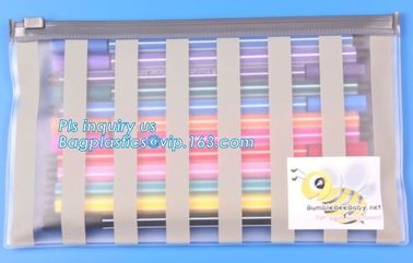 Fabric zipper professional vinyl slider bag pvc zipper bag, slider zipper plastic bag for packaging, zipper packing bag