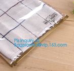 Pencil Zipper Packing Bag Clear PVC Pencil Packing Bag Slider, PVC Slider Zipper Bag For Make Up For Holographic Laser
