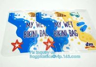 Zip lockk pvc bag slider travel beauty bag, slider zipper travel pvc pouch bag, slider bag makeup zipper bag for travel