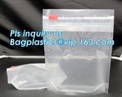 zipper/Zip lockk poly bag with colored slider top, Quart plastic slider bag Storage Bags custom printed slider zip bags