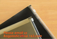 Clear/Transparent PVC Zippered Pencil bag/Pencil Pouch/Plastic Pencil Case