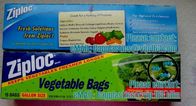 Zipper Plastic Slider Zip Lock Storage bag, food grade PP PE Zip lockk bag / clear plastic food bag / zip lock bag for foo