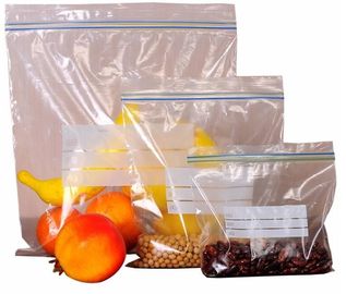 Double track zip loc bag made from food grade material for apple packing, double track zipper apple bag, Gallon Storage