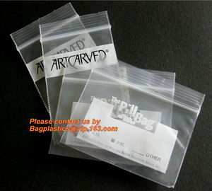 Eco Friendly Resealable Small to Large Flat Food Packaging Clear Transparent PE Plastic Zip Lock Bags, Foil Zip Lock Foo