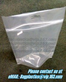 zip lock bag packaging underwear packaging clear PVC packing bag, Food transparent plastic zip lock PE/PET bags, bagplas