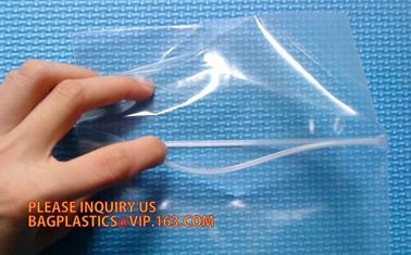 zip lock bag packaging underwear packaging clear PVC packing bag, Food transparent plastic zip lock PE/PET bags, bagplas