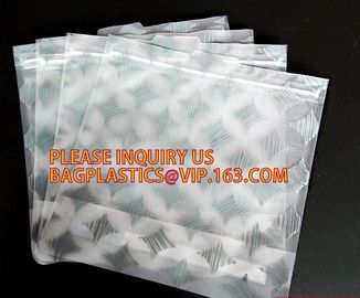 LDPE/PP Custom Printed Zip Lock Self Seal Plastic Bag/Zipper Pouch For Garment And Gift Packaging, side seal pp plastic