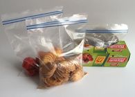 Double zip seal packaging bag, Double sealed food storage custom printed plastic zip lock bag, Moisture Proof plastic go