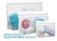 ReZip Seal Reusable Storage Bag PEVA food/snack/lunch storage bag, Reusable zip seal leakproof peva food snack storage b