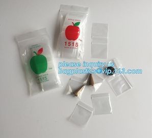 2020 Apple Mini Zip lockk 100 Baggies 25 Random Designs Prints Mix 100 Bags 2&quot; X 2&quot;, pe apple mini baggies, bagplastics