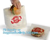food grade LDPE Top Load saddle slider bag, Saddle deli bag with bottom slider for packing food, Biodegradable Zip lockk s