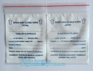 Medical powder plastic child proof zip lock bags / sachet herbal pills pack aluminium foil pouch, medical grip seal bags