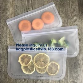 5pcs Set Pack Food Snack Storage PEVA Zip lockk Reusable Peva Food Storage Zip Seal Sandwich Snack Bag, Bagease Bagplastic