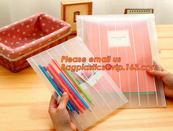 transparent clear PVC Slider zipper bag plastic bag with zipper, Vinyl Slider Red Zipper Clear PVC Bag, Printed PVC LDPE