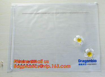 A5 small size 0.2mm thick custom printed plastic office poly file folder bag with zipper lock