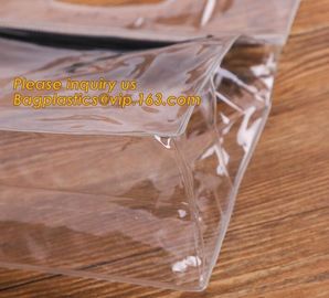 non-heavy metals Zip lockk file document pvc bags,plastic document bag with zipper,waterproof document bag with custom