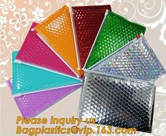 Custom Zip lockk zipper bubble bag/bubble slider bag,Shielding Bag Aluminum Foil Bag Metallized Foil Bag Nylon Vacuum Bag
