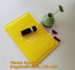 Slider padded grip seal Golden bags, air bubble bag with slider zipper,design custom anti static plastic black Zip lockk b