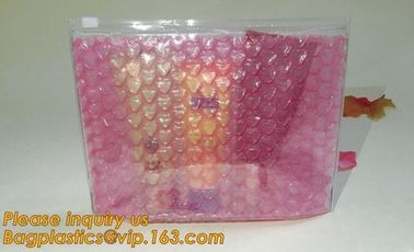 Holographic Zipper Slider Zip Lock Bubble Bag,Cosmetic Zipper Bag/Rose Gold Slider Bubble Bag with Logo,Slider Bubble Zi