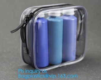 makeup pouch travel clear PVC toiletry bag, makeup PVC cosmetic bag with bubbles, Toiletry bag wholesale waterproof trav