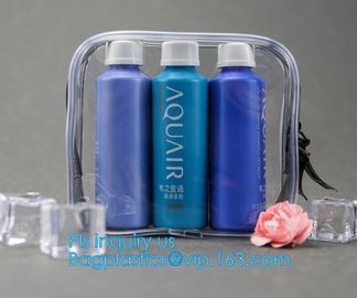 makeup pouch travel clear PVC toiletry bag, makeup PVC cosmetic bag with bubbles, Toiletry bag wholesale waterproof trav