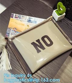 Custom Printed Slider Pe Zip Lock Clothing Bags With Logo, frosted plastic pvc zip lock document bag, Standup Cosmetic P