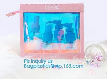 PVC Packing Bags with Slider Zipper Lock, promotion slider vinyl zipper bag for gift packaging, Vinyl Pouch Bags With Zi