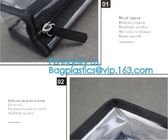 file pouch slider zipper bag, slider zipper bag for jewellery, pencil case, Clear Soft Pvc Zipper Blanket Packing Bag Ha