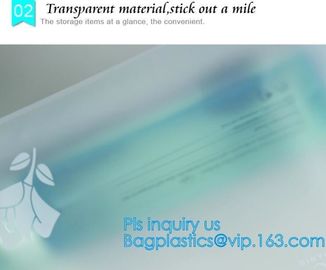Eco-friendly Red Clear Slider Zipper PVC Cosmetic Make Up Bikini Bag, pvc zipper lock slider bag