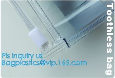 oxo biodegradable clear pvc slider zip bags, vinyl PVC bags with slider zipper, companies manufacture pvc plastic zipper