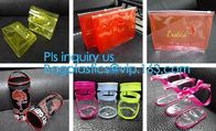 translucent plastic PVC slider bags frosted EVA zipper packaging bag, PVC slider zipper bag plastic bag with zipper rese
