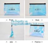 Frosted PVC Slider Zipper Packing Bag For Clothes, vinyl slider bags/ PVC EVA zipper bag, Slider Zipper PVC Pouch Clear