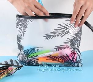 resealable slider Zip lockk eva plastic promotion bag, Frosted Zip lockk bag Plastic drawstring frosted Bags With Zipper Sli