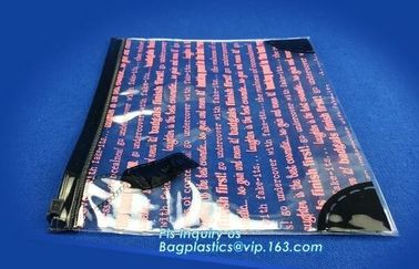swimwear PVC vinyl Bag with slider zipper, Cosmetic Pouch good quality with zipper packing bag, slider button pvc transp