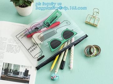 PVC slider bag plastic zipper bag vinyl cosmetic bag, Clothes Packaging Suited Frosted bags, PVC/EVA Vinyl Slider Top Zi