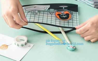 PVC slider bag plastic zipper bag vinyl cosmetic bag, Clothes Packaging Suited Frosted bags, PVC/EVA Vinyl Slider Top Zi