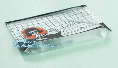 frosted bag cloth packaging bag with zipper/ odm logo printed oem zip lock plastic bags with slider, Zip-Lock Plastic Pa