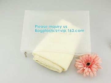 Environmental Material Customized EVA PVC CPE frosted slider bag zipper bag, Slider Zipper Pouch Stationery Bag