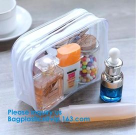 Cosmetic/ Makeup/ Toiletry Beach Zipper Maxfirm JJ.CIMI Cosmetic/ Makeup/ Toiletry Clear PVC Travel Wash Bag with handle