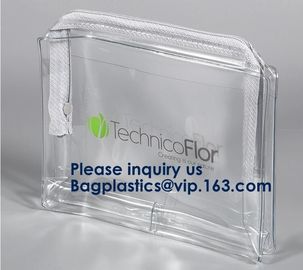 Cosmetic Makeup Bags, Frosted Promotional Frosted Makeup Cosmetic Bag Cloth Packaging With Slider Zip-Lock
