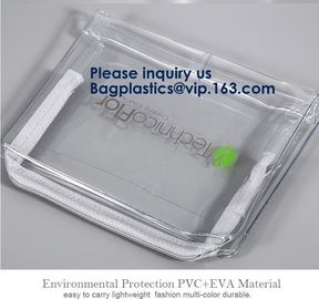 Cosmetic Makeup Bags, Frosted Promotional Frosted Makeup Cosmetic Bag Cloth Packaging With Slider Zip-Lock
