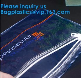 Horizontal Zipper Bags Design Zipper Bags Logo Frosted Poly Bags For Clothes Shirt Swimwear Bikini Beach Bag Packaging