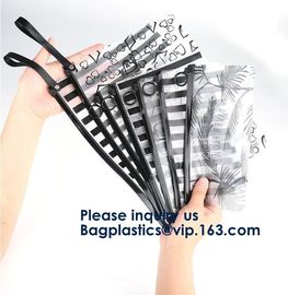 Matte Frosted PVC EVA Slider Zipper Bag Sock Garment Packaging Bag,Custom Made Clear Pvc Slider Zipper Bags In Hot Sale