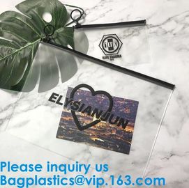 Frosted Zip lockk Bag EVA PVC Hanger Bag For Clothes Frost Drawstring Bag,Printed LDPE Zip lockk Bags Slider Zip Lock Plasti