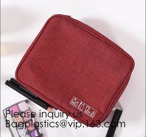Cosmetic Pouch Handbag Toiletry Bag Barrel Shaped Travel Cosmetic Bag Round Drawstring Makeup Organizer Storage Bag