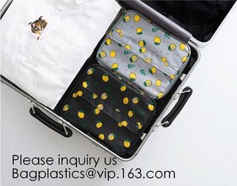 Stylish Black Makeup Brush Organizer Cosmetic Bag Storage Bag With Handle For Travel,Ladies Plain Unisex Toiletry Handba