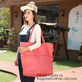 Bags Factory Price Shopper 600D Polyester Tote Bag,Foldable Large Open Polyester Shopper Tote Bag With Full Mesh Body
