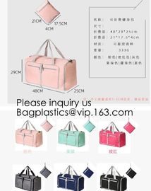 Yoga Sports duffle bag,Travel storage bag,Water Resistant Nylon Fabric,Travel cosmetic bag sensor wall lights travel duf
